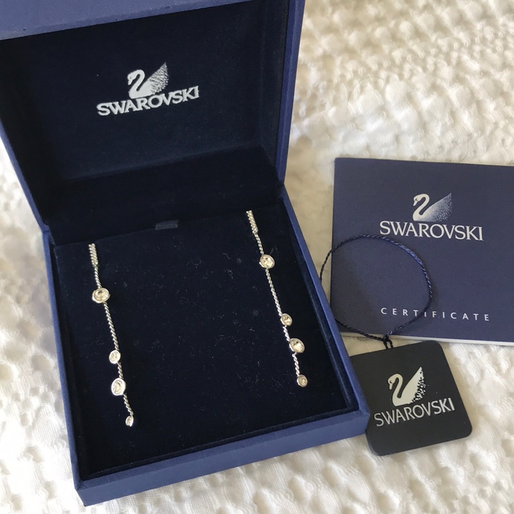 Authentic Swarovski earrings